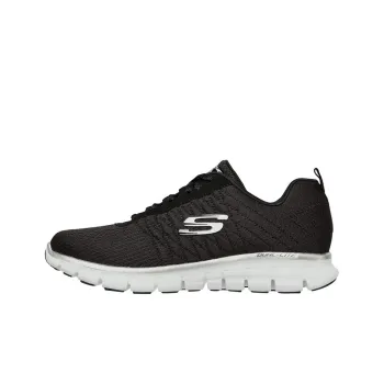 Skechers Synergy Cushioning Anti-Slip And Wear-Resistant Low-Top Sports Casual Shoes Women's Black White