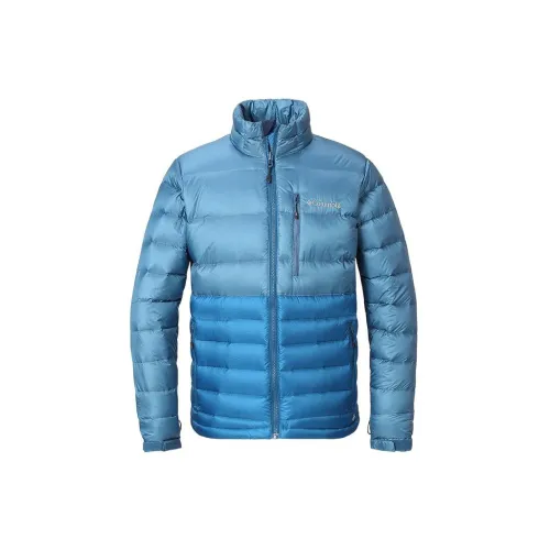 Columbia Down Jackets Men Blue