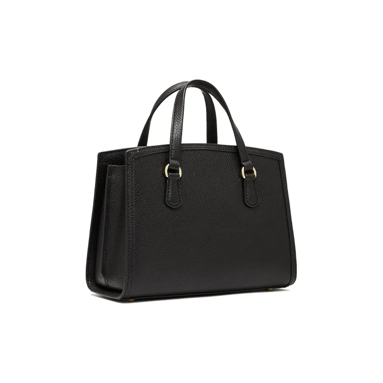 MICHAEL KORS Chantal Leather Shoulder Bag, Handbag Trumpets Women's Black-1