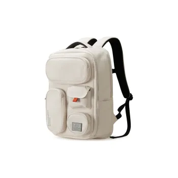 MIXI Fabric Backpack Medium Size Unisex Krame/Moon White/Gray White/Carbon Gray/Nautical Blue/Night Green/Mocha