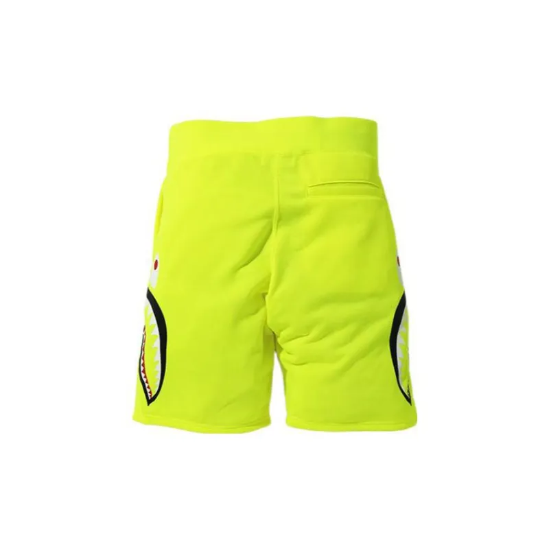 Bape A BATHING APE Neon Shark Sweat Shorts-3