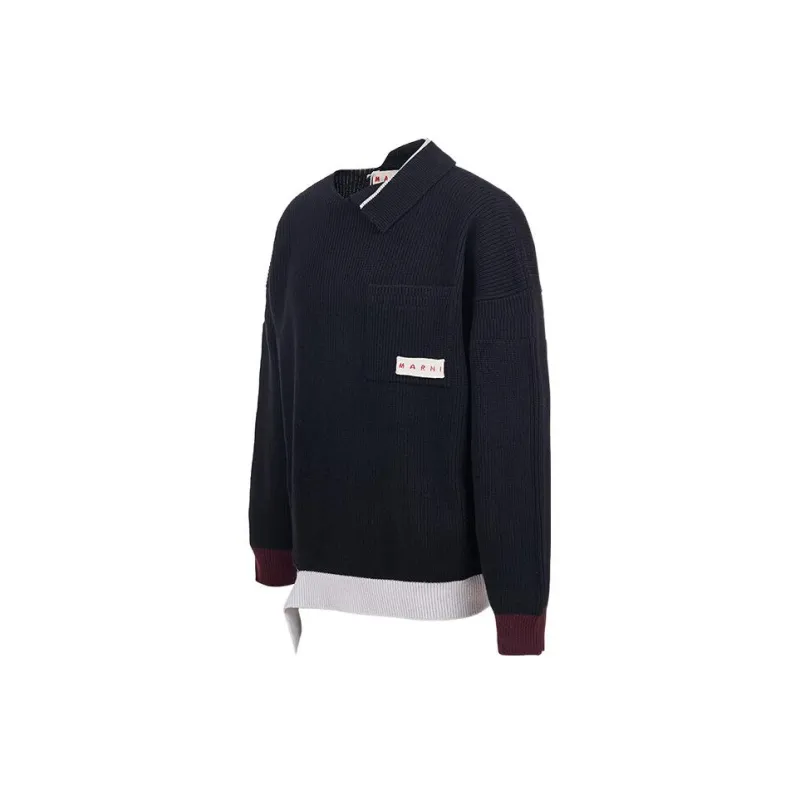 MARNI FW22 Knitwear Men's Black-2