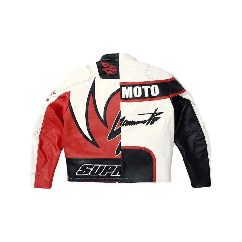 Supreme Yohji Yamamoto Vanson Leathers Split Jacket-3