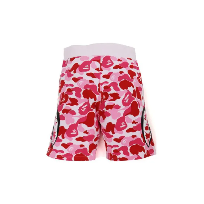 Bape Big Abc Camo Side Shark Sweat Shorts-5