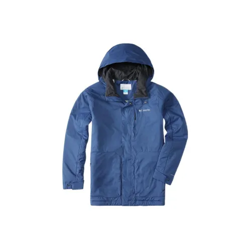 Columbia Puffer Jackets Men Blue