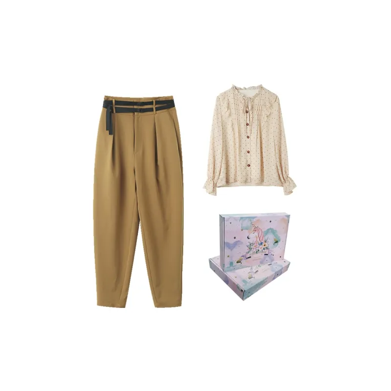 ANNECHEN Shirt Matching Sets Women's-2