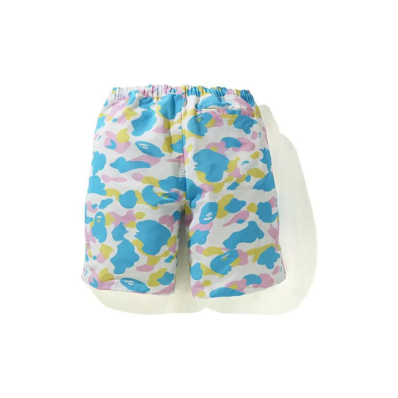 Bape New Multi Camo Track Shorts-4
