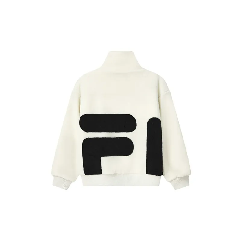 FILA Velvet Jackets Unisex Ecru-1