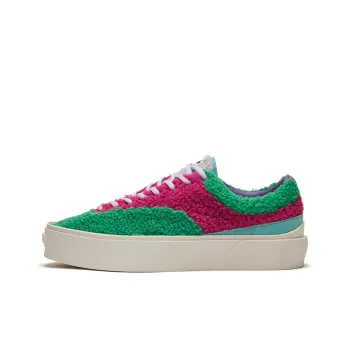 EQLZ EQUALIZER Fault Lo Anti Slip Wear Resistant Low Top Skateboard Shoes Unisex Green Red Misprint