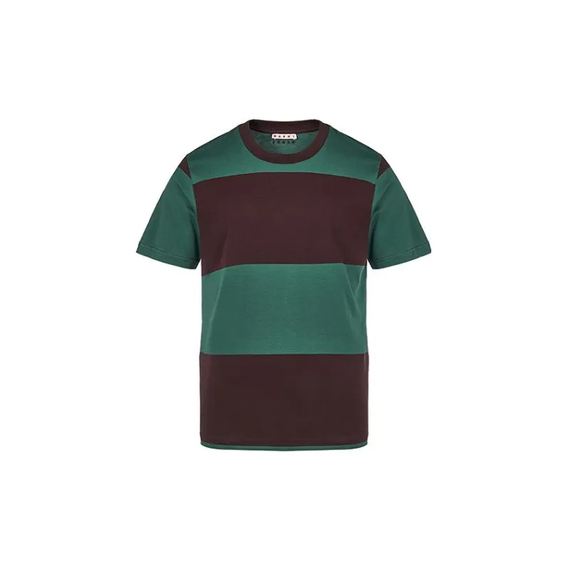 MARNI Striped Crew Neck T shirt-3