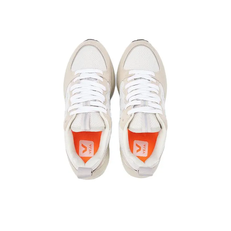 VEJA Venturi Suede Lace Up 'Beige Menthol'-3