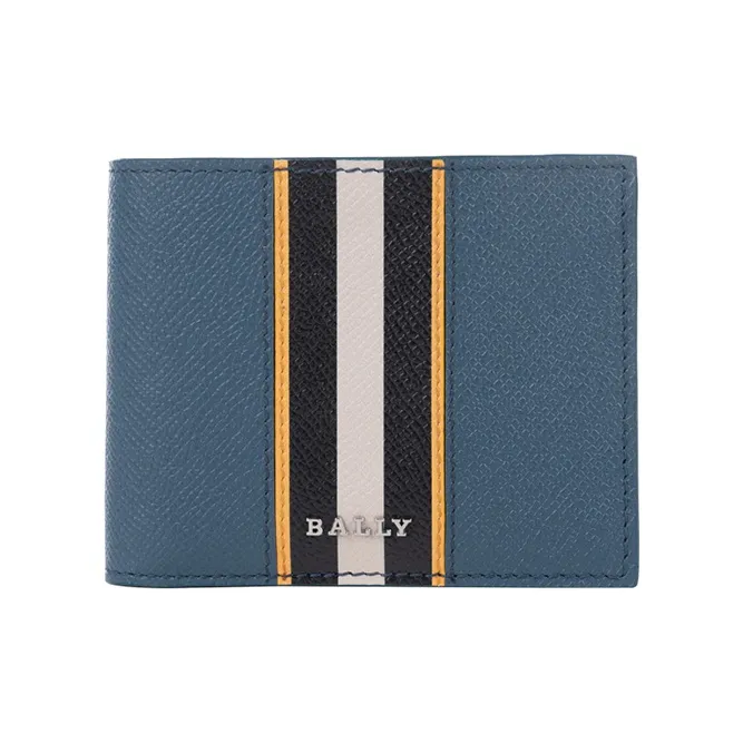 BALLY Wallet Small Size Unisex Jadeite Blue-0