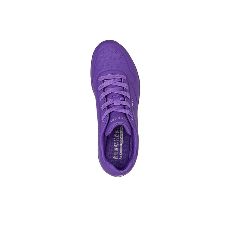 Skechers Uno Night Shades Cushioning Anti Slip And Wear Resistant Low Top Casual Shoes Women's Purple-3