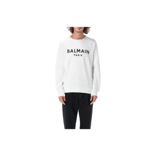 BALMAIN Sweatshirts Men White