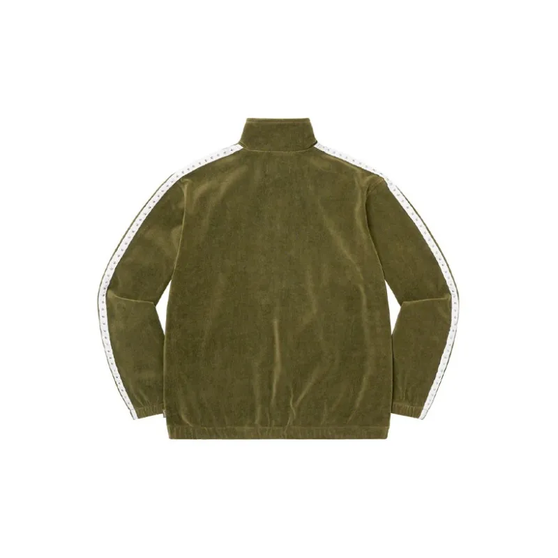 Supreme Studded Velour Track Jacket-1