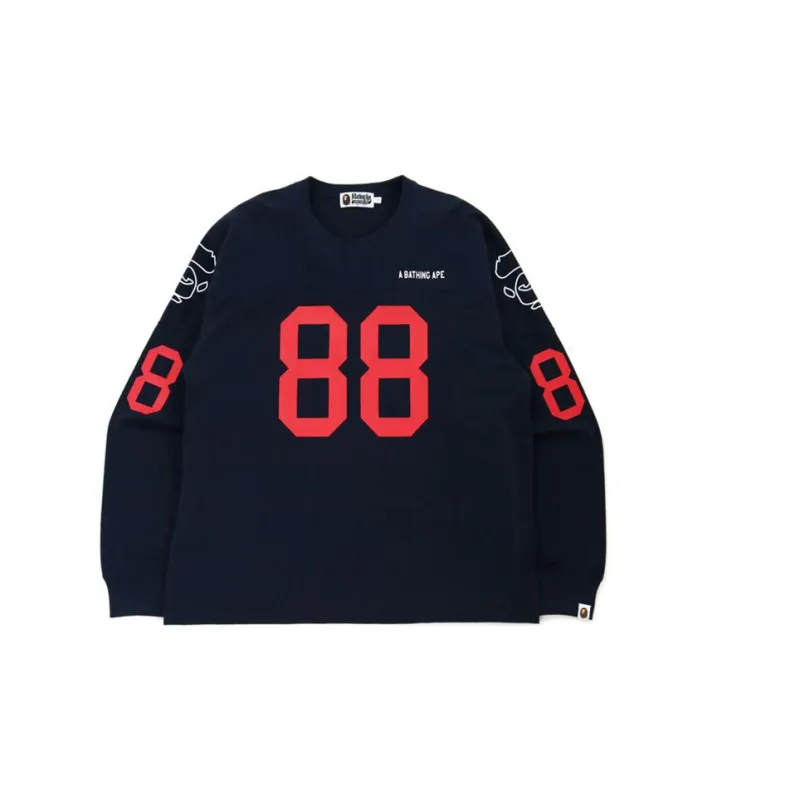 Bape Relaxed Fit Football L/S Tee-1