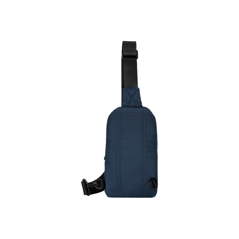 KANGOL Canvas Crossbody Bags Canvas Bag Sling Bags Large Size Men's Black/Blue-6