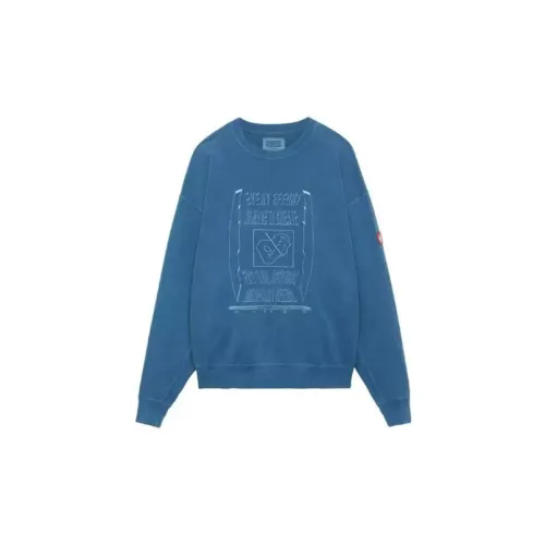 Cav Empt Sweatshirts Men Washable Blue