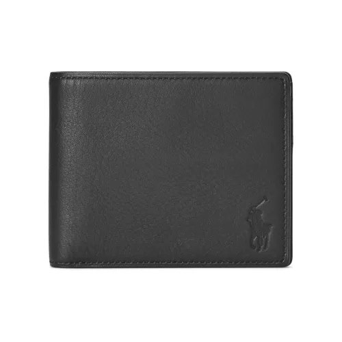 Polo Ralph Lauren Cow Leather Wallet Men's Black