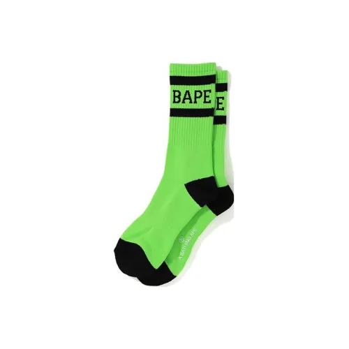 A BATHING APE Men Mid Calf Socks