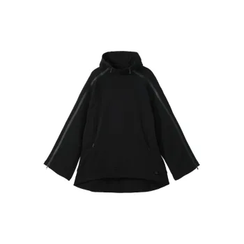 NORVINCY Loose Fit Casual Outerwear Hooded Solid Color Sweatshirt Unisex