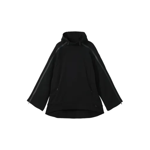 NORVINCY Loose Fit Casual Outerwear Hooded Solid Color Sweatshirt Unisex