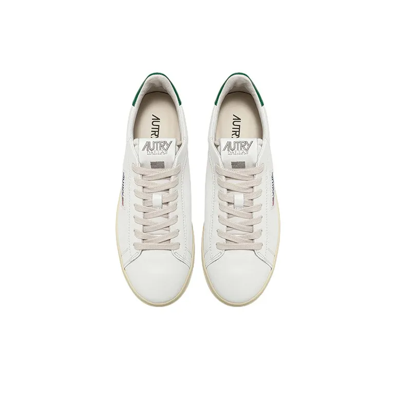 AUTRY Dallas Low Leather 'White Amazon'-2