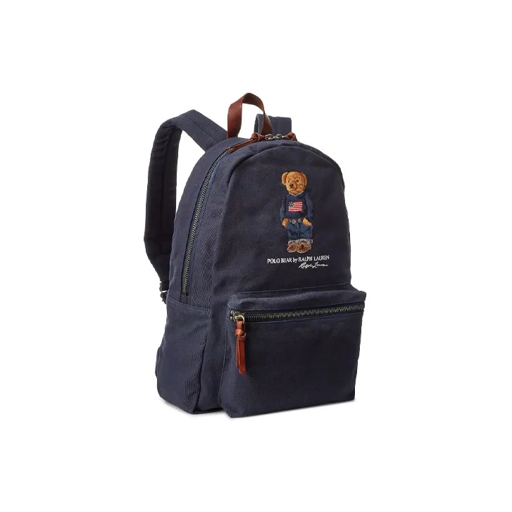 Polo Ralph Lauren Canvas With Fabric Backpack Regular Men's Dark Blue-1