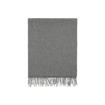 Zzegna Knit Scarves Unisex Gray