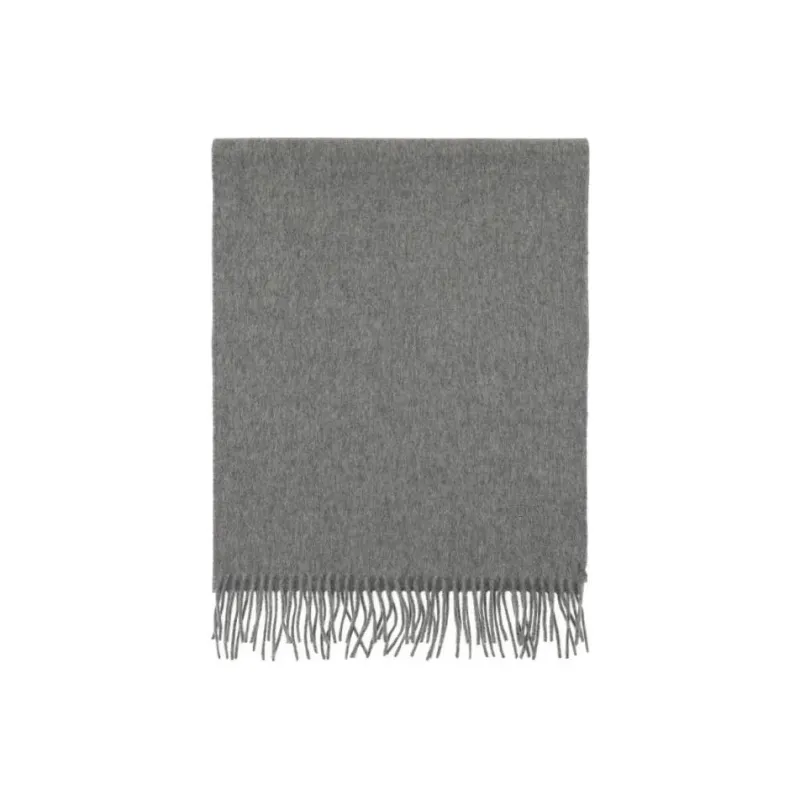 Zzegna Knit Scarves Unisex Gray-0