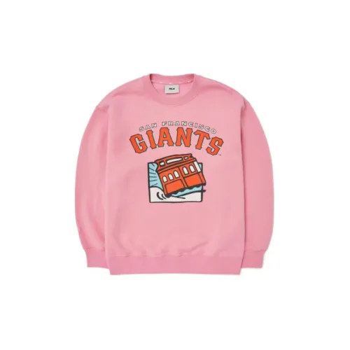 MLB Sweatshirts Unisex Pink