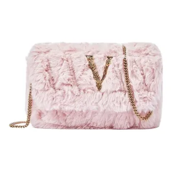 VERSACE Virtus Polyester Crossbody Bag Shoulder Bag Women's Pink