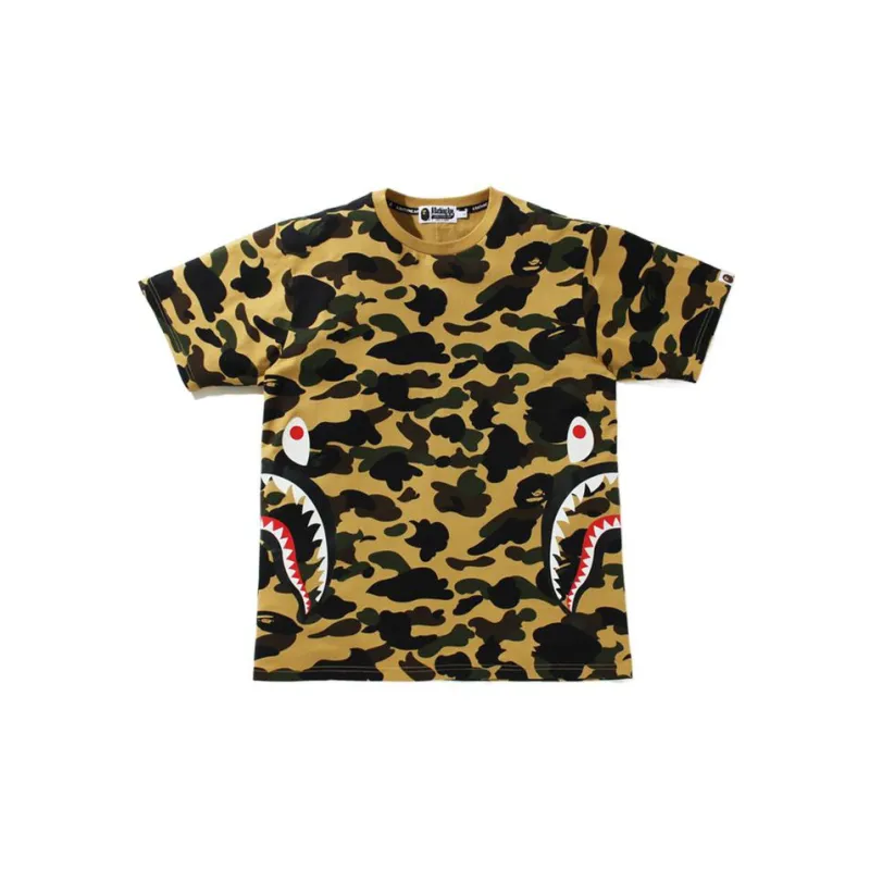 Bape 1st Camo Side Shark Tee-2