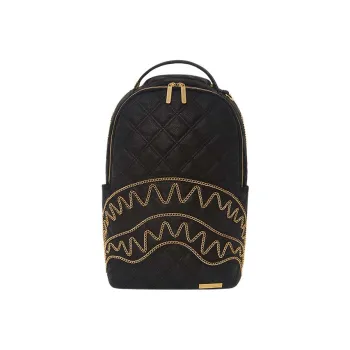 SPRAYGROUND PU Backpack Large Size Unisex Black