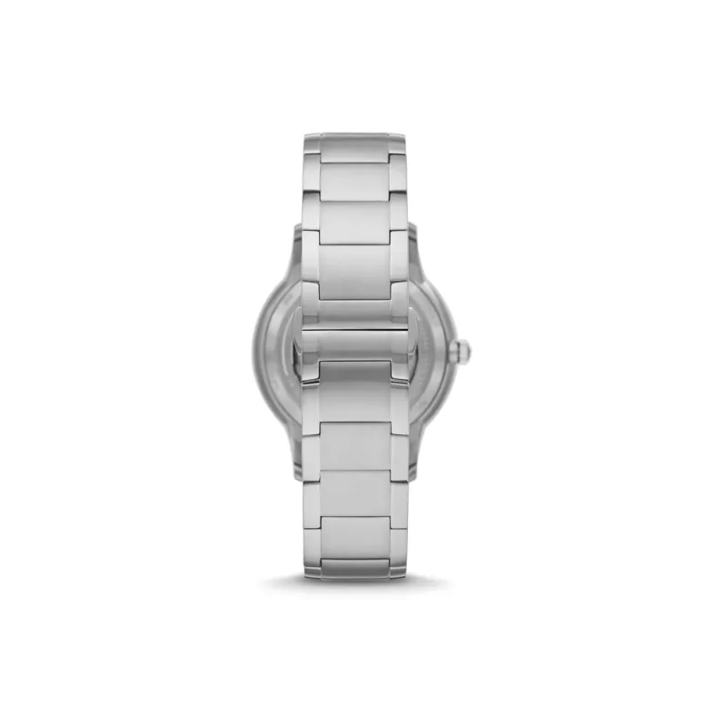 EMPORIO ARMANI Machine Wrist Watch Automatic Mechanical Movement Steel Strap Black Dial Men's Watches-2