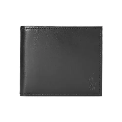 Polo Ralph Lauren Cow Leather Wallet Men's Black