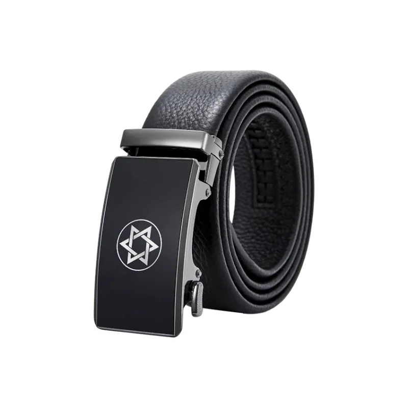 NINE NAIL Leather Belts Men-1
