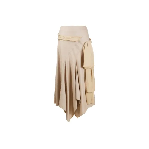 Chloé Casual Long Skirts Women's Beige