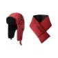 Berry Red (Hats & Caps Scarf Two-Piece Set)