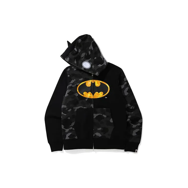 A BATHING APE X Dc Batman Full Zip Hoodie-1