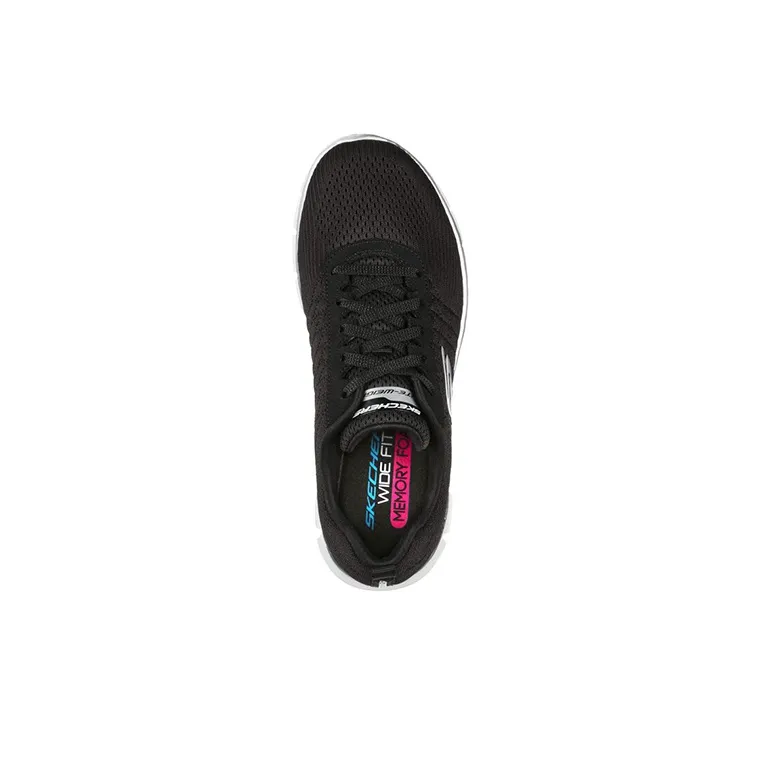 Skechers Synergy Cushioning Anti-Slip And Wear-Resistant Low-Top Sports Casual Shoes Women's Black White-3