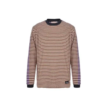 MARNI T-Shirts Men Brown Purple