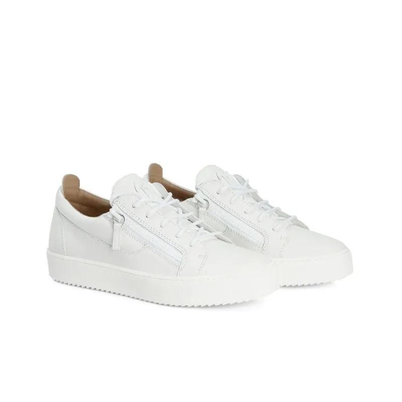 Giuseppe Zanotti Embossed logo Calf Leather Sneakers-1