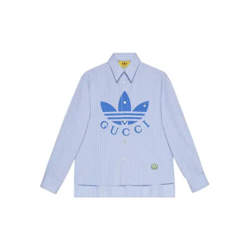 Adidas X GUCCI Shirts Men Blue