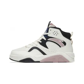 Anta Flame 3.0 Anti Slip Wear Resistant High Top Skateboard Shoes Women's Pink