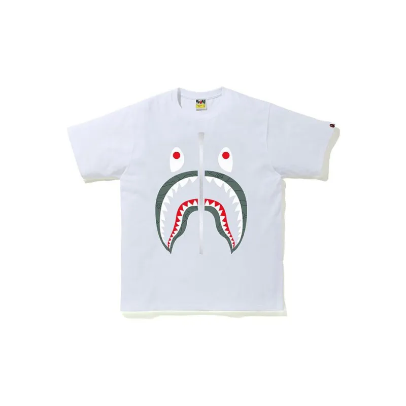 A BATHING APE Color Camo Shark Tee-3
