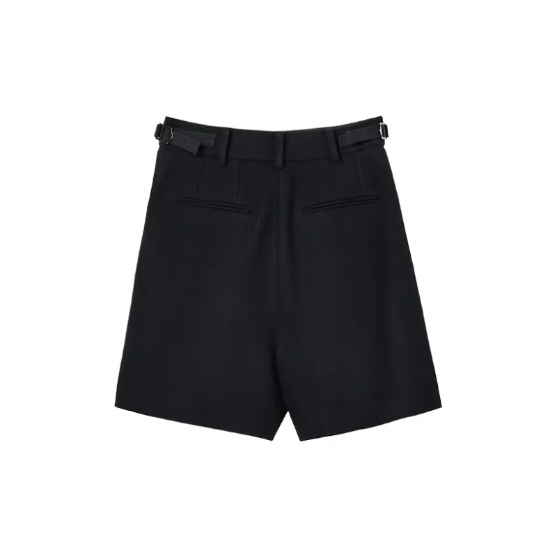 UOOYAA Casual Shorts Women's Black-1