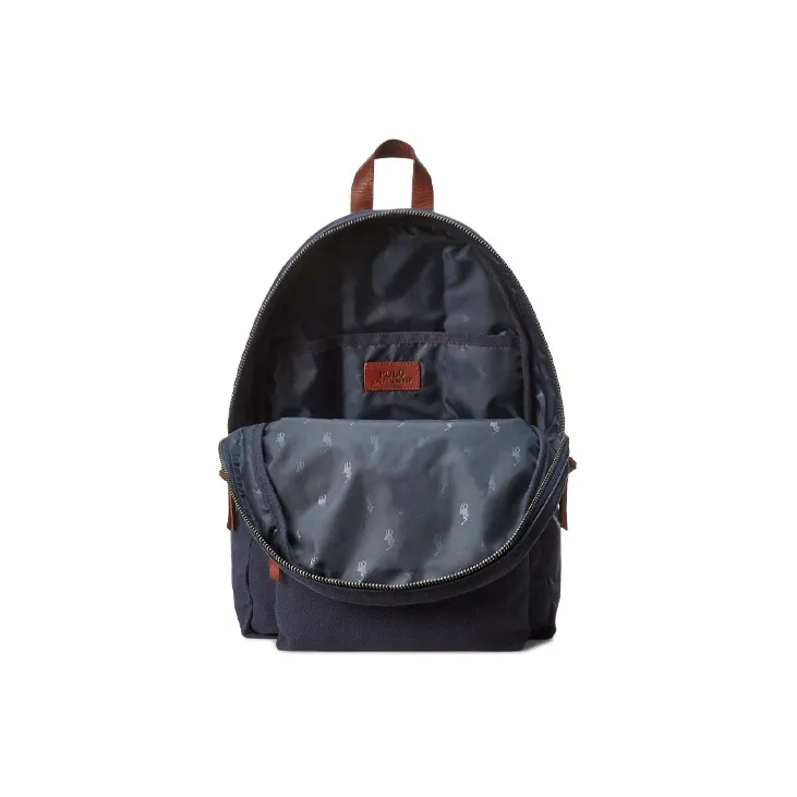 Polo Ralph Lauren Canvas With Fabric Backpack Regular Men's Dark Blue-2