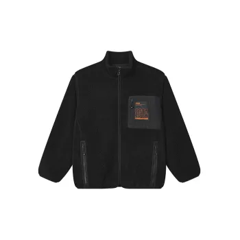 FILA Velvet feel Coat Men's Jet Black