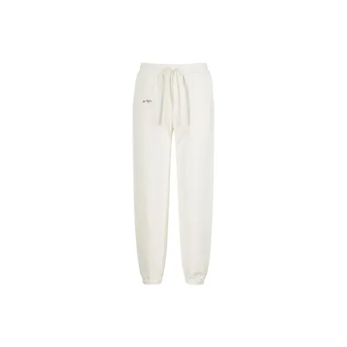 YLDP Knitted Sweatpants Unisex White